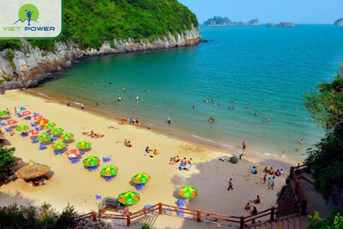 Discover the Top 5 Best Halong Beaches Vietnam for 2024: Ngoc Vung Beach.