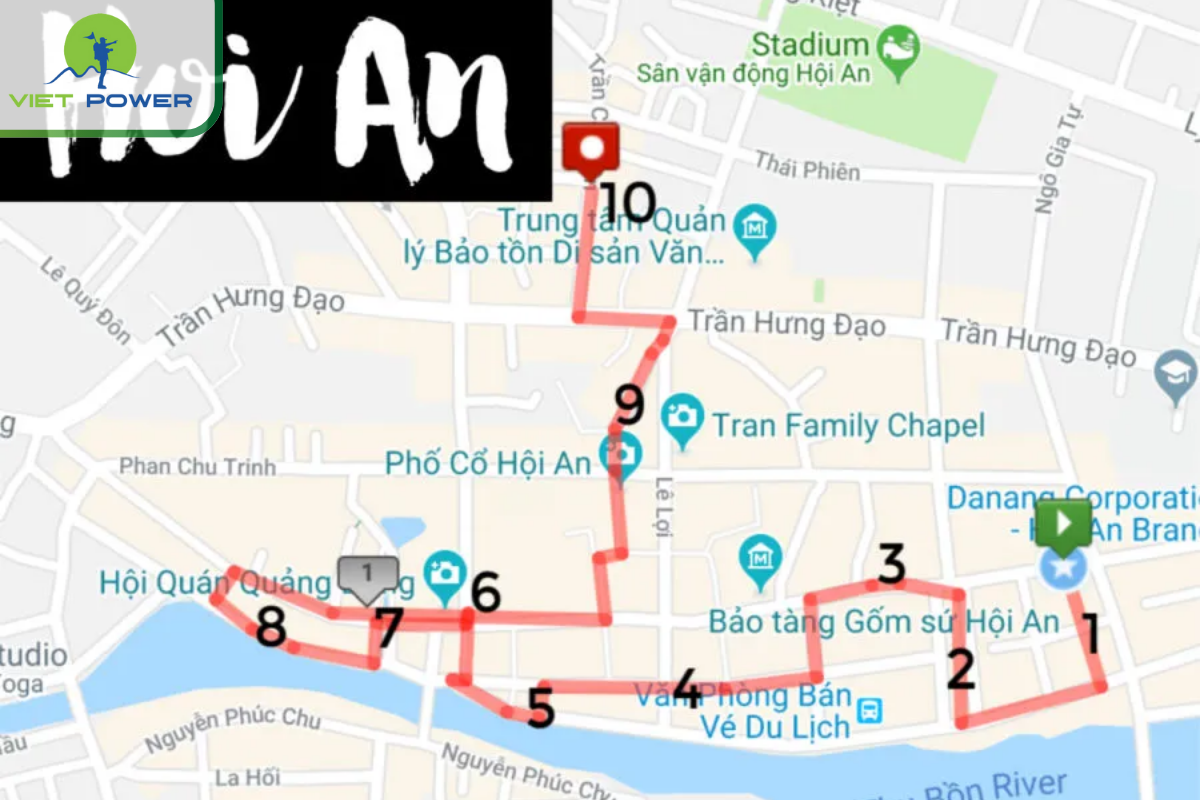 Hoi An Walking Map: Map Hoi An