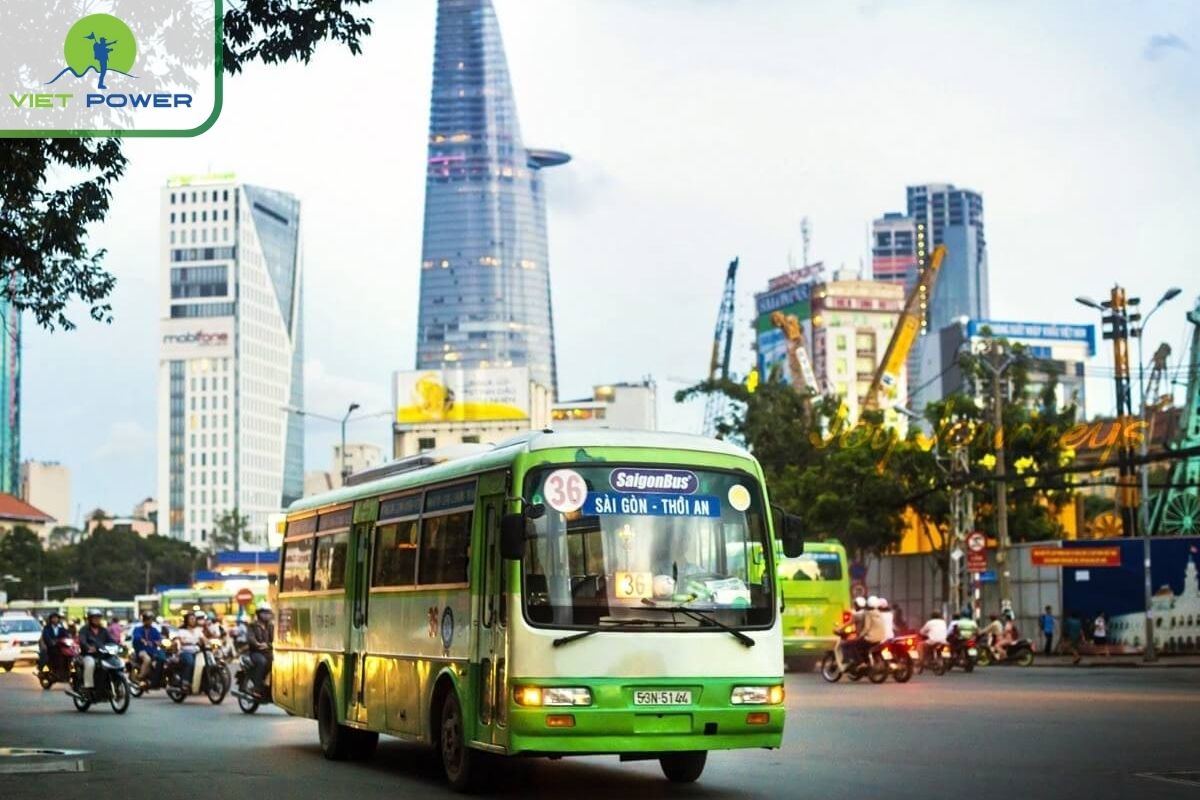 Local buses are an affordable way to explore the country