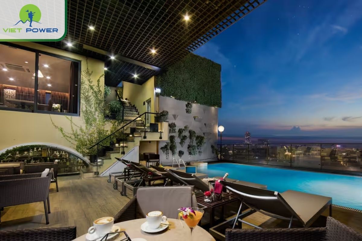 Top 9 Luxury Hotels in Hanoi with Rooftop Pools: Tirant Hotel.