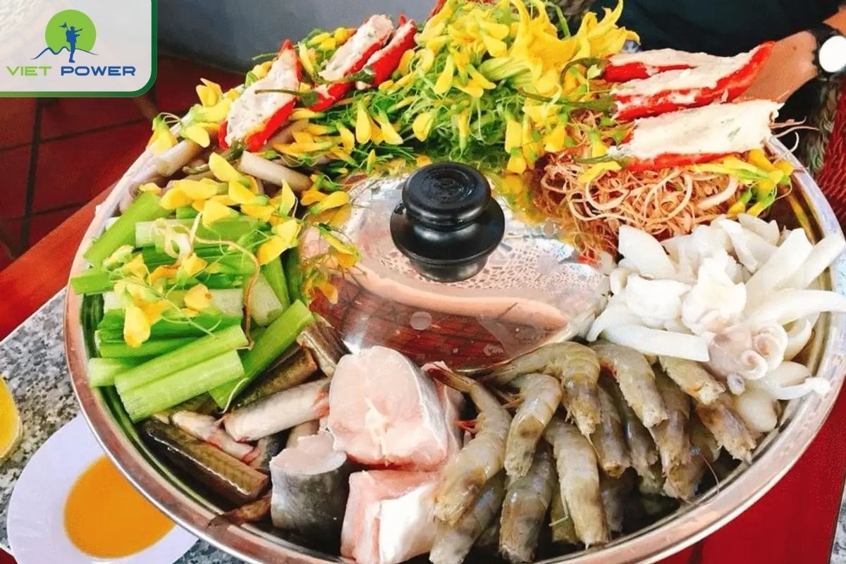 Lau mam is a flavorful hot pot specialty in Vietnam