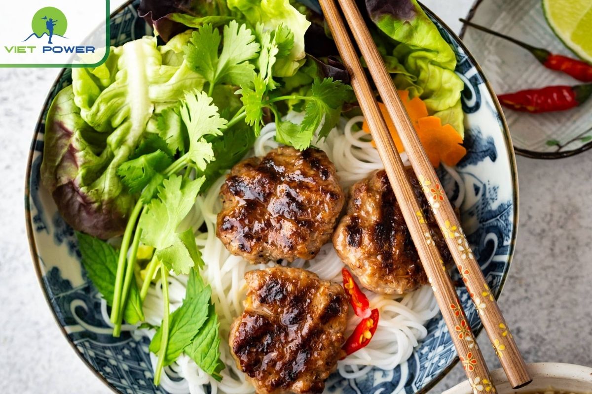 Bun cha is a famous specialty in Vietnam