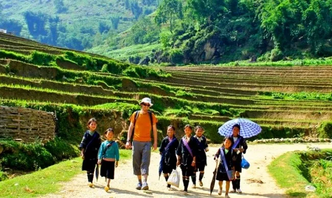 Authentic hill trek in Sapa